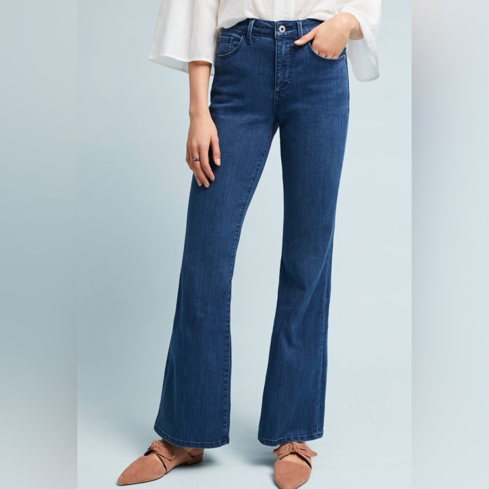 Pilcro Mid-Rise Flare Jeans Women’s 28 - Picture 2 of 14